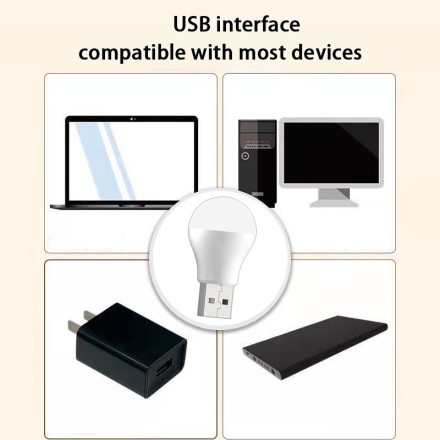 USB-ліхтар Лампа Світлодіодна LED COB Deco Light Bulb Classic