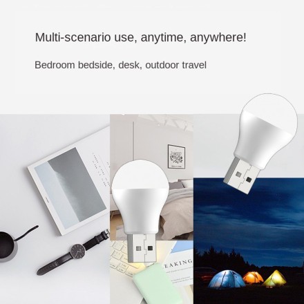 USB-ліхтар Лампа Світлодіодна LED COB Deco Light Bulb Classic