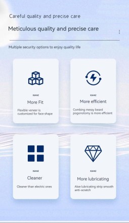 Гоління для гоління та змінні картриджі касети 3х Набір 12+1 Jie Rui