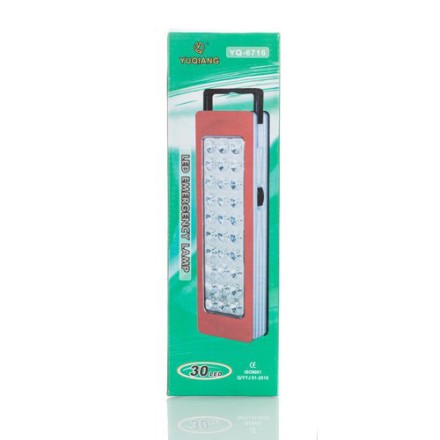 Великий ліхтар світлодіодний (30 LED) YUQIANG YQ-6716 аварійна лампа 1600mAh