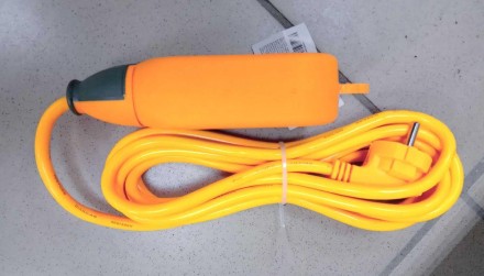 Подовжувач електричний 3 метри. Колодка 2+2 гнізда. "Апельсин". 16А (16A x 220V = 3.5kW)