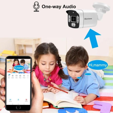 Відеокамера IP Camera 8MP 4K IP Outdoor H.265 Onvif Bullet CCTV Array Night Vision IR POE