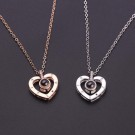 Кулон підвіска I love you Я люблю тебе 100 мовами світу (золотий, сріблястий) + ланцюжок!