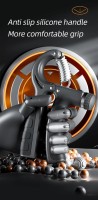 Кистьовий тренажер Grip Strength Trainer. Професійна лінія. Лічильник. Нержавейка.