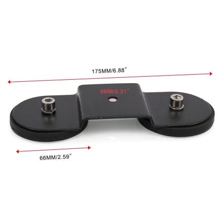Потужний кріпильний кронштейн із магнітною основою 66 мм на дах авто.