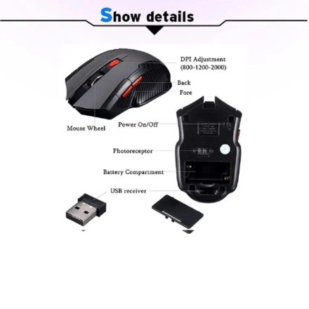 Маніпулятор ігровий миша USB, з підсвіткою SKYLION F1 3D Mouse