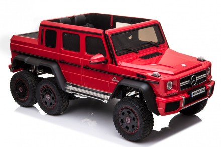 Дитячий електромобіль Mercedes Benz G63 DMD318 6WD Червоний. Двовісний!