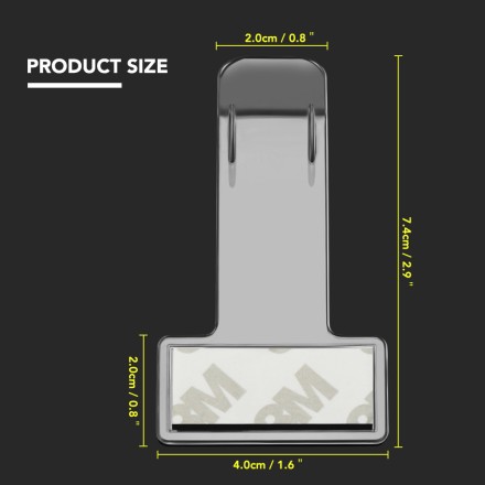 Авто кліп-стикер, тримач на лобове скло, Holder Clip Sticker