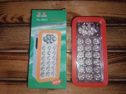 Ліхтар світлодіодний акумуляторний HL-8681(24 LED) Аварійна лампа