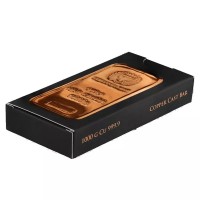 Слиток міді 1 кг, 999,9 Germania Mint. Серія, номер.  Голограма