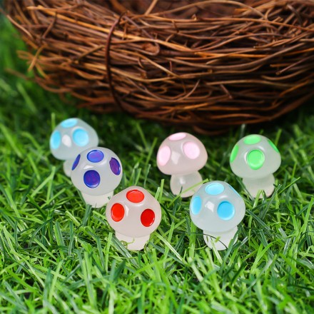 Мікропологічна фігурка світні гриби прибульці, набір 5 шт.