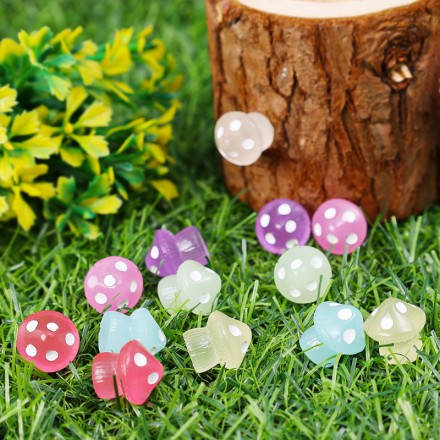 Мікропологічна фігурка світні гриби прибульці, набір 5 шт.