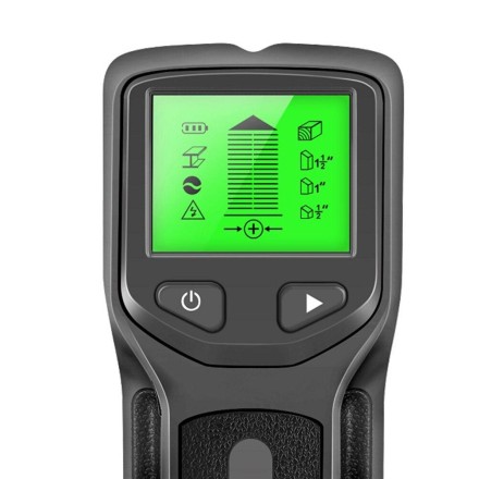 Багатоцільовий металошукач HW430. Сканер детектор проведення, металу, деревини. 5 в 1. LED-дисплей