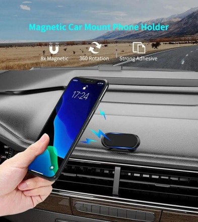 УНІВЕРСАЛЬНИЙ надсильний магнітний тримач-підставка для телефона та GPS 360 Strip Line 3D