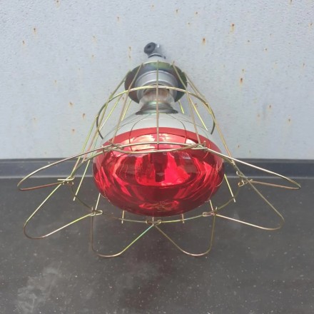 Плафон — абажур для інфрачервоної лампи плетений + керамічний термостійкий патрон "Кантрі" Е27