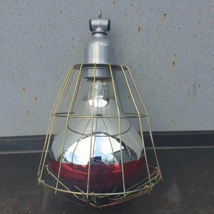 Плафон — абажур для інфрачервоної лампи плетений + керамічний термостійкий патрон "Кантрі" Е27