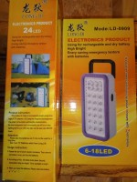 Ліхтар світлодіодний акумуляторний Long Di LD-0909 24LED (6+18LED) Аварійна лампа
