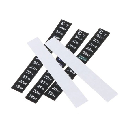 Термометр смужка в акваріум. Термометр липучка.