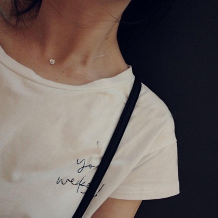 Кулон камінчиків на волосіні підвіска невидима кулон циркон Xuping Jewelry