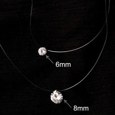 Кулон камінчиків на волосіні підвіска невидима кулон циркон Xuping Jewelry