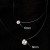 Кулон камінчиків на волосіні підвіска невидима кулон циркон Xuping Jewelry