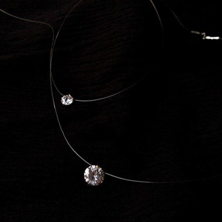 Кулон камінчиків на волосіні підвіска невидима кулон циркон Xuping Jewelry