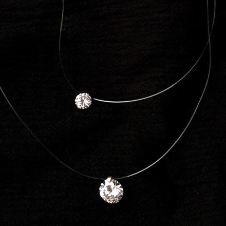 Кулон камінчиків на волосіні підвіска невидима кулон циркон Xuping Jewelry