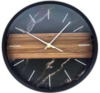 Годинник настінний круглий Wonder Time Wood Line. Діаметр 29,5 см. Плавальний баланс.