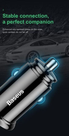 Заряджання Baseus BS-C16Q1 швидке заряджання 12 різних режимів Circular Plastic QC3.0 30 W (2USB 5A) Оригінал