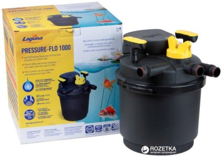 Фільтр для ставка та озера HAGEN LAGUNA PRESSURE FLO 3000 з УФ стерилізатором 11W