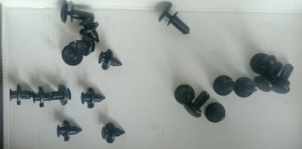 Клипса 8мм /20pcs MIX for Nissan X-Trail Juke Qashqai Micra Tiida Leaf Fit  Subaru Forester Toyota Ford