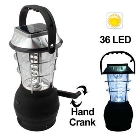 Кемпінговий ліхтар 5 в 1 Lantern LS-360 36 LED на акумуляторі, сонячній батареї, динамо, батарейках, USB