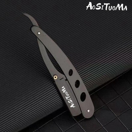 Небезпечна бритва, клинкова бритва з відкритим лезом, пряма бритва, побоювання, шаветка Vintage Barber