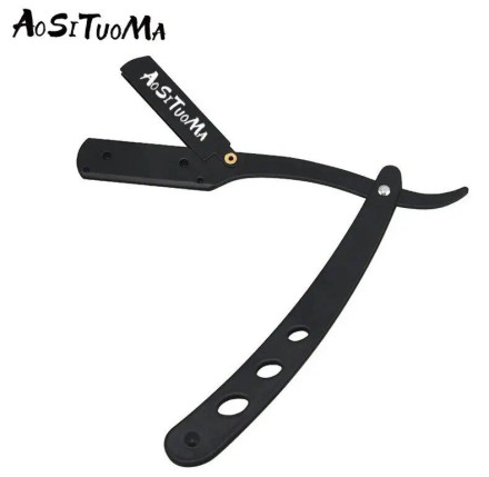 Небезпечна бритва, клинкова бритва з відкритим лезом, пряма бритва, побоювання, шаветка Vintage Barber