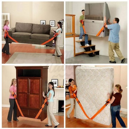 Ремені для перенесення меблів CARRY FURNISHINGS EASIER 2 PC