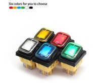 Кнопка IP67 — Водонепроникний кулісний перемикач KCD4, неіржавка сталь 30 А