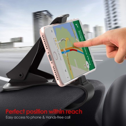Автотримач тримач для телефона та GPS Hoco CA50 In-Car Dashboard Phone Holder