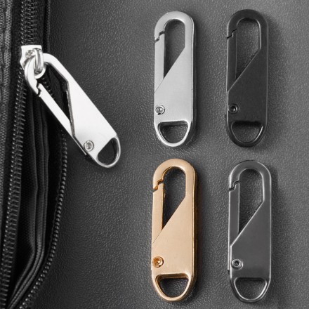 Знімні повзунки, слайдери, бігунки для застібок блискавок, набір для швидкого ремонту FIX A ZIPPER, набір 5 шт.