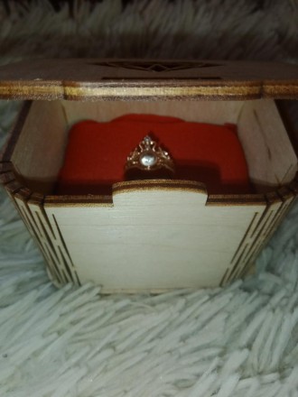 Кільце I love you Я люблю тебе 100 мовами світу (золотою) + коробочка!