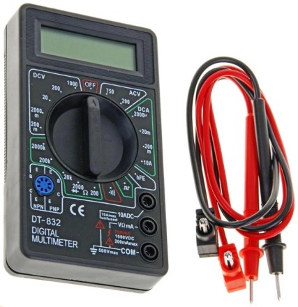 Мультиметр (тестер) DT-832 з щупами