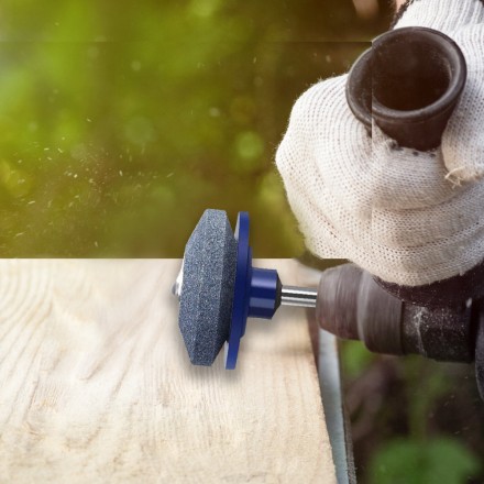 Універсальна насадка на дриль для заточування будь-якого інструмента, алмазних дисків, свердел, пил, ножів тощо.