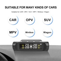 TPMS — датчик тиску в шинах 433MHz зовнішні  з незалежним монітором