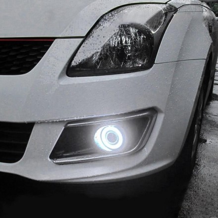 LED світлодіодні протитуманні фари з ангельськими очками 3,5-дюймові 89 мм ДХО для авто