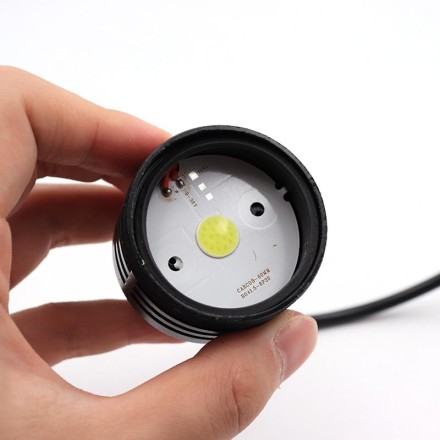 LED світлодіодні протитуманні фари з ангельськими очками 3,5-дюймові 89 мм ДХО для авто