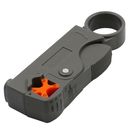 Стрипер HS-332 для зачищення коаксіал. кабелю RG-58/59/62/6/6QS/3C/4C/5C Profix і встановлення роз'єму F, BNC, TN