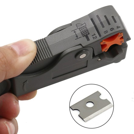 Стрипер HS-332 для зачищення коаксіал. кабелю RG-58/59/62/6/6QS/3C/4C/5C Profix і встановлення роз'єму F, BNC, TN