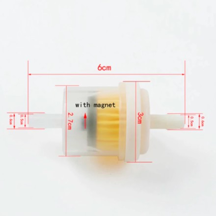 Паливна магістраль, паливний кран, паливний фільтр для генератора, газонокосарки, культиватора, мотопомпи