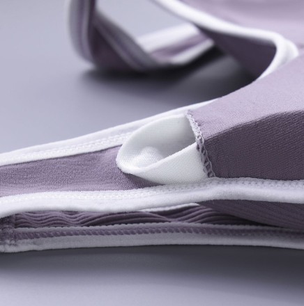 Жіночий безшовний бюстгальтер на гумці. Майка топік. Топ женски. Sports Bra Violet