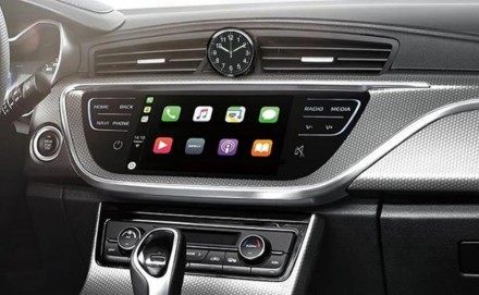 Годинник для авто, кварцові, кришка неіржавка, флуоресцентний циферблат. Солідний вигляд.