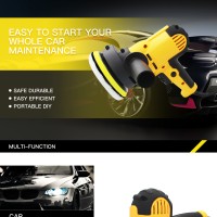 Електрична полірувальна машинка 500-3500 об/хв 600 Вт